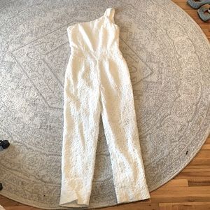 JCREW White Pants Romper - Perfect for a Bride